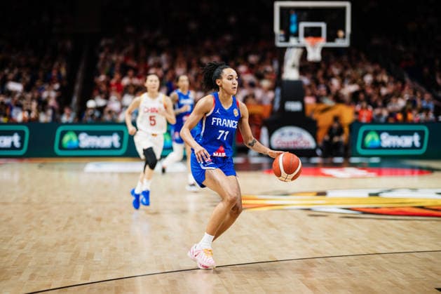 FIBA Women™s Basketball World Cup 2026: China vs. Frankreich, 10.09.2026 Leila Lacan (Frankreich, 71); Basketball, FIBA Women™s Basketball World Cup 2026, Final Phase, Viertelfinale: China vs. Frankreich am 10.09.2026 in der Uber Arena, Berlin Copyright: xBEAUTIFULxSPORTS Tonhäuserx
