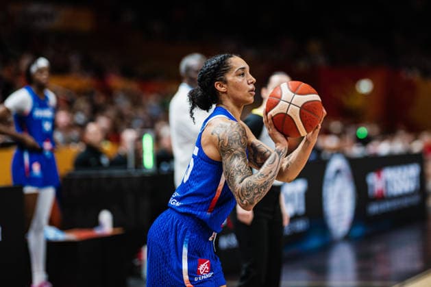 FIBA Women™s Basketball World Cup 2026: China vs. Frankreich, 10.09.2026 Gabby Williams (Frankreich, 15); Basketball, FIBA Women™s Basketball World Cup 2026, Final Phase, Viertelfinale: China vs. Frankreich am 10.09.2026 in der Uber Arena, Berlin Copyright: xBEAUTIFULxSPORTS Tonhäuserx