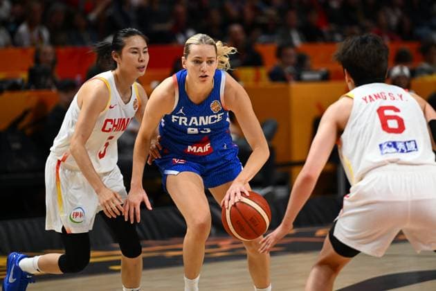 China v France - FIBA Women s Basketball World Cup 2026 Quarter-Final BERLIN, GERMANY - SEPTEMBER 10 : Johannes Marine shooting guard of France during the FIBA Women s Basketball World Cup quarter final match between China and France in Berlin on September 10, 2026 in Berlin, Germany, 10 09 2026 Berlin Germany  Copyright: xVincentxKalutx