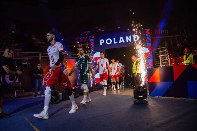 IPA88359267 - Team Poland walked out before the CEV Enel Eurovolley 2026 pool phase match between Poland and Portugal at Arena 8888 in Sofia, Bulgaria, on September 10, 2026  Copyright: xIvanxSxIvanov IPAxSportx xx IPA88359267