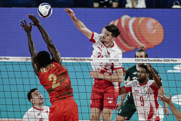 IPA88358974 - Poland s Szymon Jakubiszak in action during the CEV Enel Eurovolley 2026 pool stage match between Poland and Portugal at Arena 8888 in Sofia, Bulgaria, on September 10, 2026  Copyright: xIvanxSxIvanov IPAxSportx xx IPA88358974