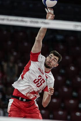 IPA88358989 - Poland s Szymon Jakubiszak in action during the CEV Enel Eurovolley 2026 pool phase match between Poland and Portugal at Arena 8888 in Sofia, Bulgaria, on September 10, 2026  Copyright: xIvanxSxIvanov IPAxSportx xx IPA88358989