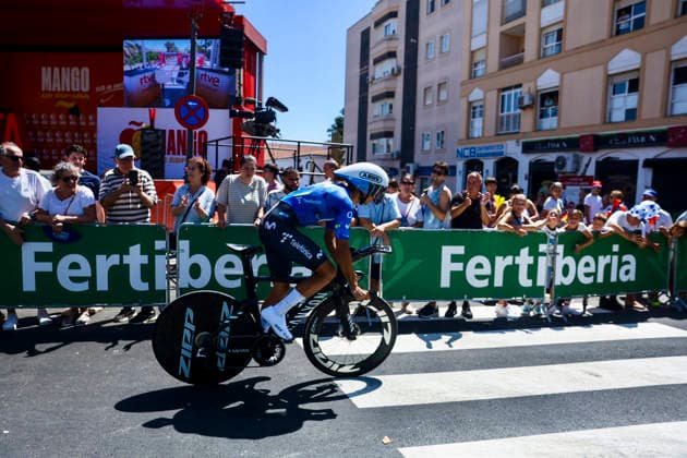 La 18ª etapa de La Vuelta sale este jueves desde El Puerto de Santa María y concluye en el Jerez de la Frontera Ciclistas de La Vuelta salen en la etapa de contrarreloj desde la plaza de toros del Puerto de Santa María. A 10 de septiembre de 2026, Cádiz (Andalucía, Espana). La provincia de Cádiz acoge este jueves, 10 de septiembre, la 18ª etapa de La Vuelta Ciclista a Espana, cuya 81ª edición se celebra entre el 22 de agosto y el 13 de septiembre. 10 SEPTIEMBRE 2026 Cadiz (Andalucia) Cadiz (Andalucia) Espana Copyright: xNachoxFradex 7763439