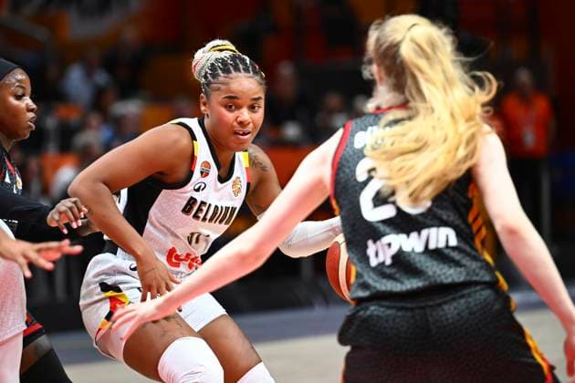 Belgium v Germany - FIBA Women s Basketball World Cup 2026 Quarter-Final BERLIN, GERMANY - SEPTEMBER 10 : during the FIBA Women s Basketball World Cup quarter final match between Belgium and Germany in Berlin on September 10, 2026 in Berlin, Germany, 10 09 2026 Berlin Germany  Copyright: xVincentxKalutx