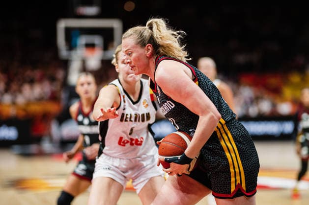 FIBA Women™s Basketball World Cup 2026: Belgien vs. Deutschland, 10.09.2026 Marie Gülich (Deutschland, 21); Basketball, FIBA Women™s Basketball World Cup 2026, Final Phase, Viertelfinale: Belgien vs. Deutschland am 10.09.2026 in der Uber Arena, Berlin Copyright: xBEAUTIFULxSPORTS Tonhäuserx