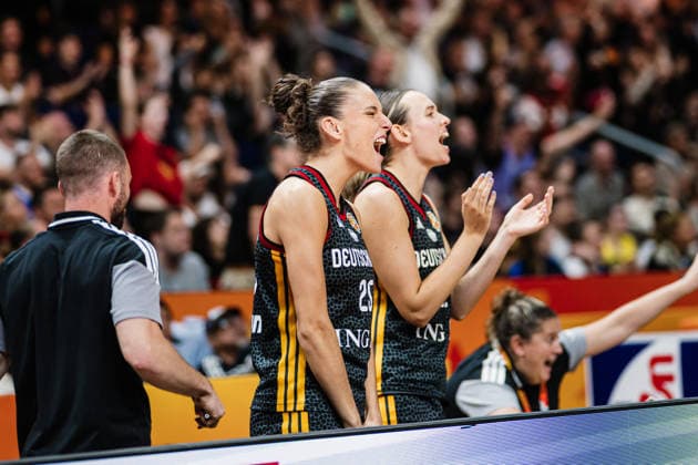 FIBA Women™s Basketball World Cup 2026: Belgien vs. Deutschland, 10.09.2026 Clara Bielefeld (Deutschland, 25); Basketball, FIBA Women™s Basketball World Cup 2026, Final Phase, Viertelfinale: Belgien vs. Deutschland am 10.09.2026 in der Uber Arena, Berlin Copyright: xBEAUTIFULxSPORTS Tonhäuserx