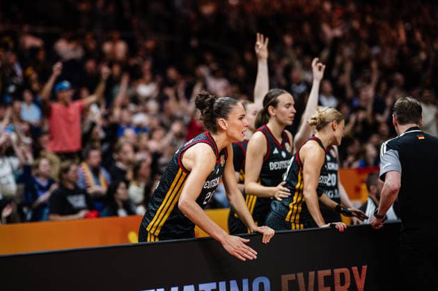 FIBA Women™s Basketball World Cup 2026: Belgien vs. Deutschland, 10.09.2026 Clara Bielefeld (Deutschland, 25); Basketball, FIBA Women™s Basketball World Cup 2026, Final Phase, Viertelfinale: Belgien vs. Deutschland am 10.09.2026 in der Uber Arena, Berlin Copyright: xBEAUTIFULxSPORTS Tonhäuserx