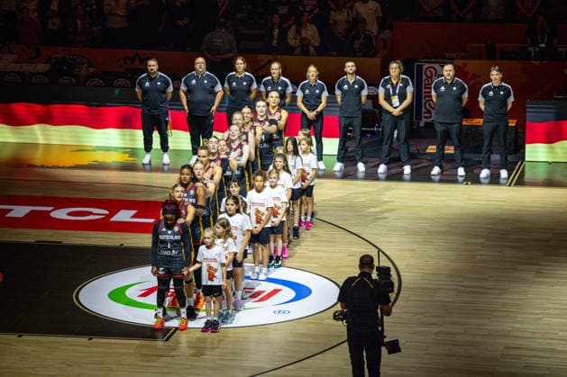 Basketball Berlin 10.09.2026 FIBA Women™s Basketball World Cup Germany 2026 Viertelfinale Quarterfinal Belgien (BEL) - Deutschland (GER) Team D