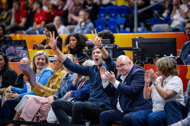 Basketball Berlin 10.09.2026 FIBA Women™s Basketball World Cup Germany 2026 Viertelfinale Quarterfinal Belgien (BEL) - Deutschland (GER) Dirk Nowitzki