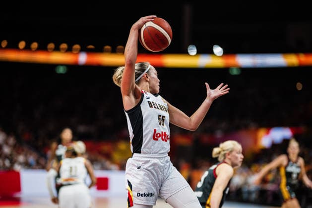 FIBA Women™s Basketball World Cup 2026: Belgien vs. Deutschland, 10.09.2026 Julie Allemand (Belgien, 55); Basketball, FIBA Women™s Basketball World Cup 2026, Final Phase, Viertelfinale: Belgien vs. Deutschland am 10.09.2026 in der Uber Arena, Berlin Copyright: xBEAUTIFULxSPORTS Tonhäuserx