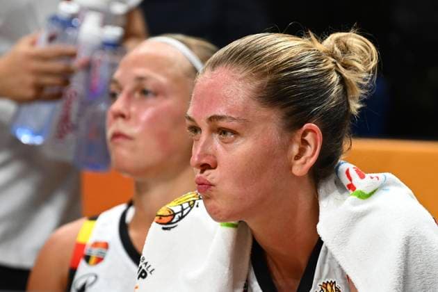 Belgium v Germany - FIBA Women s Basketball World Cup 2026 Quarter-Final BERLIN, GERMANY - SEPTEMBER 10 : Meesseman Emma power forward of Belgium during the FIBA Women s Basketball World Cup quarter final match between Belgium and Germany in Berlin on September 10, 2026 in Berlin, Germany, 10 09 2026 Berlin Germany  Copyright: xVincentxKalutx
