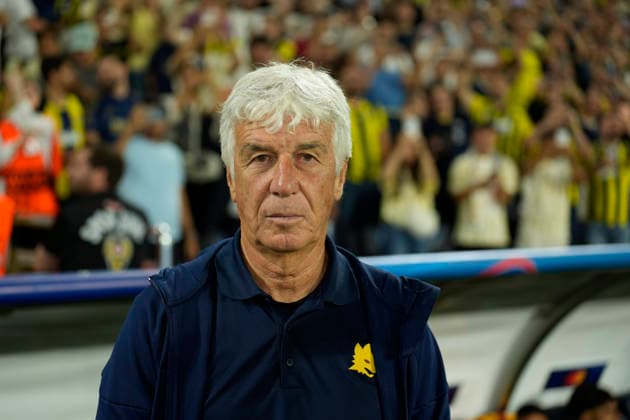 September 10, 2026, Kadikoy, Istanbul, Turkey: AS Roma coach Gian Piero Gasperini, looks on before the UEFA Champions League - League Phase, Matchday 1 - football match between Fenerbahce and AS Roma at Sukru Saracoglu Stadium in Istanbul, Turkey, on September 10, 2026. Kadikoy Turkey - ZUMAu194 20260910_zip_u194_012 Copyright: xTolgaxUluturkx