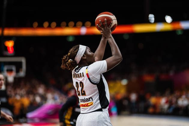 FIBA Women™s Basketball World Cup 2026: Belgien vs. Deutschland, 10.09.2026 Bethy Mununga (Belgien, 22); Basketball, FIBA Women™s Basketball World Cup 2026, Final Phase, Viertelfinale: Belgien vs. Deutschland am 10.09.2026 in der Uber Arena, Berlin Copyright: xBEAUTIFULxSPORTS Tonhäuserx