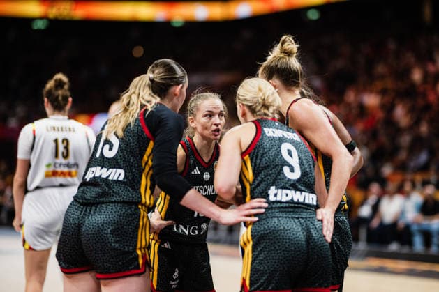 FIBA Women™s Basketball World Cup 2026: Belgien vs. Deutschland, 10.09.2026 Britta Daub (Deutschland, 19); Basketball, FIBA Women™s Basketball World Cup 2026, Final Phase, Viertelfinale: Belgien vs. Deutschland am 10.09.2026 in der Uber Arena, Berlin Copyright: xBEAUTIFULxSPORTS Tonhäuserx