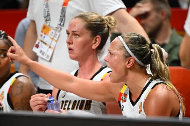 Belgium v Germany - FIBA Women s Basketball World Cup 2026 Quarter-Final BERLIN, GERMANY - SEPTEMBER 10 : Allemand Julie point guard of Belgium and Meesseman Emma power forward of Belgium during the FIBA Women s Basketball World Cup quarter final match between Belgium and Germany in Berlin on September 10, 2026 in Berlin, Germany, 10 09 2026 Berlin Germany  Copyright: xVincentxKalutx