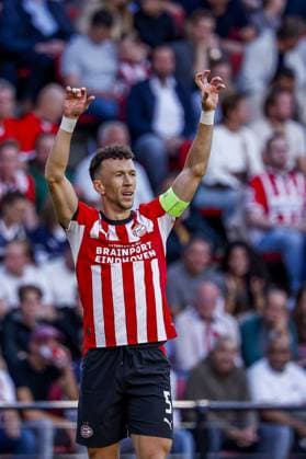 EINDHOVEN - Ivan Perisic of PSV Eindhoven gestures for the UEFA Champions League match between PSV Eindhoven and Shakhtar Donetsk at the Philips Stadium on September 10, 2026, in Eindhoven, the Netherlands. MARCEL TER BALS ANP UEFA Champions League 2026 27 xVIxANPxSportx xMarcelxterxBalsxIVx 567916113 originalFilename: 567916113.jpg