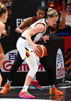 Belgium v Germany - FIBA Women s Basketball World Cup 2026 Quarter-Final BERLIN, GERMANY - SEPTEMBER 10 : Meesseman Emma power forward of Belgium during the FIBA Women s Basketball World Cup quarter final match between Belgium and Germany in Berlin on September 10, 2026 in Berlin, Germany, 10 09 2026 Berlin Germany  Copyright: xVincentxKalutx