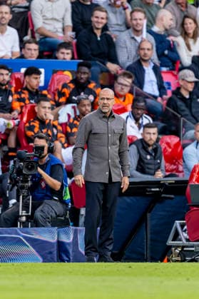 EINDHOVEN - PSV coach Peter Bosz during the UEFA Champions League match between PSV and Shakhtar Donetsk at Philips Stadion on 10 September 2026 in Eindhoven, Nederland. (Photo by DeFodi Images) -
