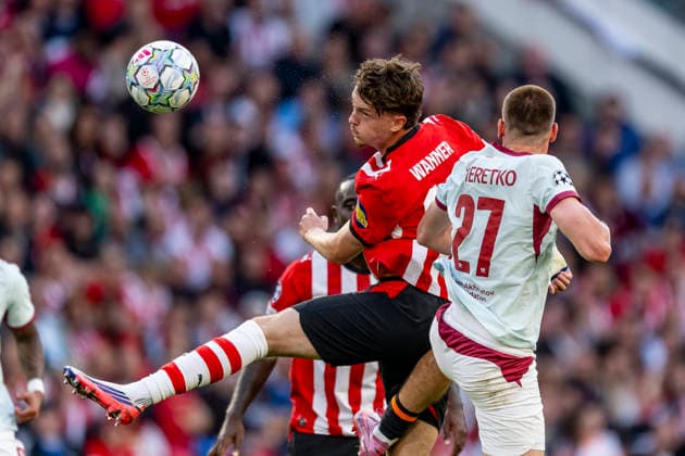 EINDHOVEN - PSV Eindhoven midfielder Paul Wanner during the UEFA Champions League match between PSV and Shakhtar Donetsk at Philips Stadion on 10 September 2026 in Eindhoven, Nederland. (Photo by DeFodi Images) -