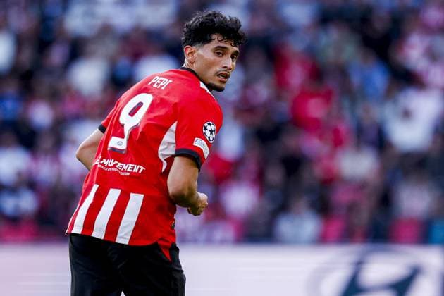 EINDHOVEN - Ricardo Pepi of PSV Eindhoven before the UEFA Champions League match between PSV Eindhoven and Shakhtar Donetsk at the Philips Stadium on September 10, 2026 in Eindhoven, the Netherlands. MARCEL TER BALS ANP UEFA Champions League 2026 27 xVIxANPxSportx xMarcelxterxBalsxIVx 567919370 originalFilename: 567919370.jpg