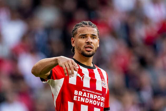 EINDHOVEN - PSV Eindhoven defender Armando Obispo during the UEFA Champions League match between PSV and Shakhtar Donetsk at Philips Stadion on 10 September 2026 in Eindhoven, the Netherlands. (Photo by DeFodi Images) -