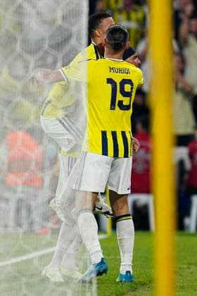 10.09 2026 - SOCCER - 2026 27 UEFA CHAMPIONS LEAGUE League Phase Fenerbahce SK v AS Roma Archie Brown of Fenerbahce celebrates his goal with his teammates ISTANBUL Fenerbahce Sükrü Saracoglu Spor Kompleksi Istanbul TURKEY Copyright: xYagizxGurtugx xPsxImagesxYagizxGurtugx xPsxImagesx