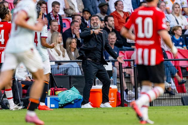 EINDHOVEN - Shakhtar Donetsk coach Arda Turan during the UEFA Champions League match between PSV and Shakhtar Donetsk at Philips Stadion on 10 September 2026 in Eindhoven, Nederland. (Photo by DeFodi Images) -