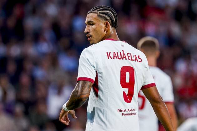EINDHOVEN - Kaua Elias of Shakhtar Donetsk during the UEFA Champions League match between PSV Eindhoven and Shakhtar Donetsk at the Philips Stadium on September 10, 2026 in Eindhoven, the Netherlands. MARCEL TER BALS ANP UEFA Champions League 2026 27 xVIxANPxSportx xMarcelxterxBalsxIVx 567924979 originalFilename: 567924979.jpg