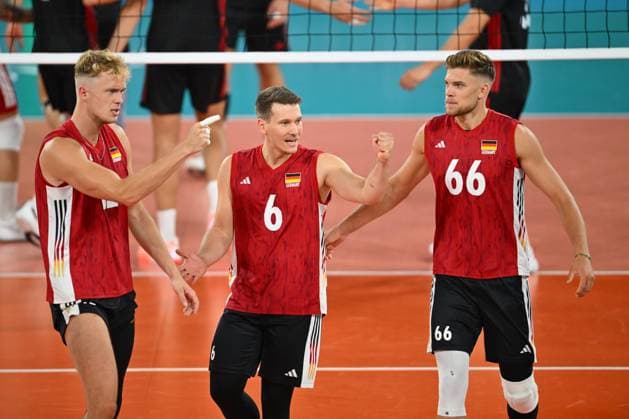 CEV EuroVolley 2026, Turkiye vs Germany , 10 September 2026 Erik Rohrs of Germany plays during the anthem during the CEV EuroVolley 2026 game between Turkiye and Germany, in Cluj Napoca, Romania, 10 September 2026. Copyright: xAlexxNicodimx