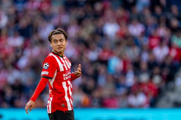 EINDHOVEN - PSV Eindhoven midfielder Kodai Sano during the UEFA Champions League match between PSV and Shakhtar Donetsk at Philips Stadion on 10 September 2026 in Eindhoven, Nederland. (Photo by DeFodi Images) -