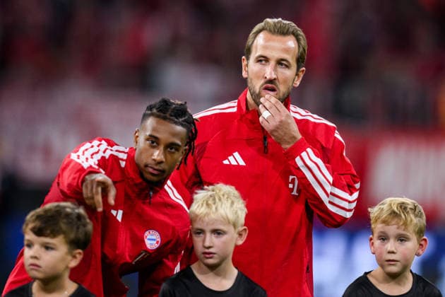 260910 Harry Kane of Bayern München ahead of the UEFA Champions League football match between Bayern München and Bodo Glimt on September 10, 2026 in Munich. Photo: Marius Simensen BILDBYRAN COP 238 MM0073 bbeng football fotball fotboll soccer uefa champions league mesterligaen bodo glimt bayern münchen Copyright: MARIUSxSIMENSEN BB260910BB529