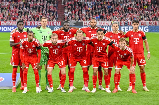 Players are seen FC Bayern Muenchen during the UEFA Champions League 2026 2027 match between Bayern Muenchen and Bodo Glimt at Fussball Arena Muenchen on September 10, 2026 in Munich, Germany. (Photo by Harry Langer DeFodi Images) -