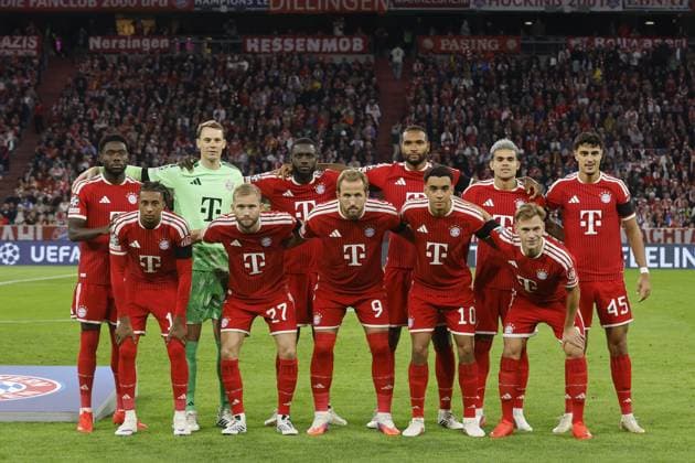 MUNICH - Team photo of Bayern Munich during the Champions League match between FC Bayern Munich and FK Bodo Glimt on September 10, 2026, at the Allianz Arena in Munich, Germany. BART STOUTJESDIJK ANP UEFA Champions League 2026 27 xVIxANPxSportx xBartxStoutjesdijkxIVx 567934132 originalFilename: 567934132.jpg