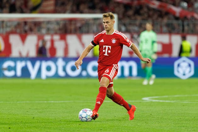 Joshua Kimmich (6, FC Bayern München) beim Spiel zwischen FC Bayern München v FK Bodo Glimt, Fussball, Herren, UEFA Champions League, 2026 2027, 1.Spieltag am 10.09.2026 in München, Allianz Arena. Bayern Deutschland