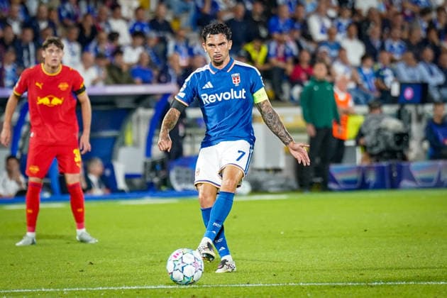Italien: Fussball UEFA Champions League 2026 - 2027, 1. Spieltag - Como 1907 vs RB Leipzig - Giuseppe Sinigaglia (Como): Lucas Da Cunha (Como 1907, 7) Copyright: xJOERANxSTEINSIEKx