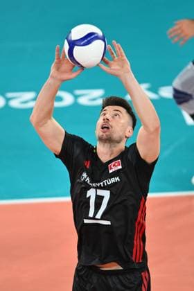 Turkiye v Germany - CEV EuroVolley 2026 Men CLUJ-NAPOCA, ROMANIA - SEPTEMBER 10: Murat Yenipazar of Turkiye in action during the CEV EuroVolley 2026 match between Turkiye and Germany at the BTarena in Cluj-Napoca, Romania, on September 10, 2026. Alex Nicodim Anadolu Cluj-napoca Romania. Editorial use only. Please get in touch for any other usage.  Copyright: x2026xAnadoluxAlexxNicodimx