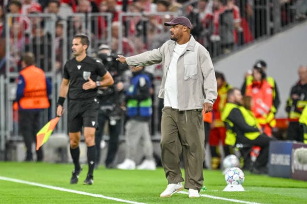 Trainer Vincent Kompany (FC Bayern Muenchen) gestures during the UEFA Champions League 2026 2027 match between Bayern Muenchen and Bodo Glimt at Fussball Arena Muenchen on September 10, 2026 in Munich, Germany. (Photo by Harry Langer DeFodi Images) -