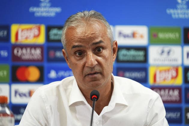 Fenerbahce v AS Roma - UEFA Champions League ISTANBUL, TURKIYE - SEPTEMBER 10: Fenerbahce head coach Ismail Kartal speaks during a press conference, PK, Pressekonferenz following the UEFA Champions League 2026 27 league phase Matchday 1 match between Fenerbahce and Roma at Chobani Stadium in Istanbul, Turkiye, on September 10, 2026. Bunyamin Celik Anadolu Istanbul Turkey. Editorial use only. Please get in touch for any other usage.  Copyright: x2026xAnadoluxBunyaminxCelikx