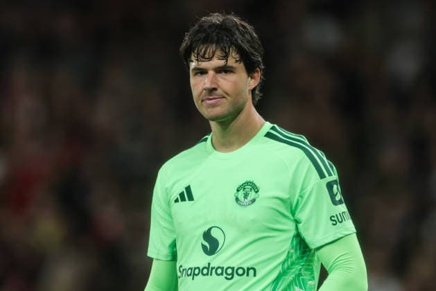 UEFA Champions League Matchday 1 of 8 Manchester United, ManU v Sabah FK Manchester United goalkeeper Senne Lammens during the UEFA Champions League Matchday 1 of 8 match Manchester United vs Sabah FK at Old Trafford, Manchester, United Kingdom on 10 September 2026 (Photo by Mark Cosgrove News Images) Manchester Old Trafford Greater Manchester United Kingdom Copyright: xMarkxCosgrove NewsxImagesx