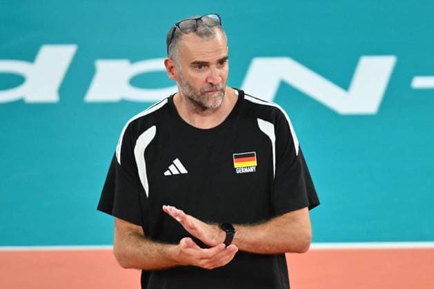 CEV EuroVolley 2026, Turkiye vs Germany , 10 September 2026 Massimo Botti of Germany reacts during the CEV EuroVolley 2026 game between Turkiye and Germany, in Cluj Napoca, Romania, 10 September 2026. Alex Nicodim Imago Images Copyright: xAlexxNicodimx