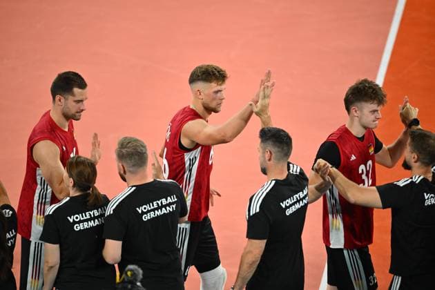 CEV EuroVolley 2026, Turkiye vs Germany , 10 September 2026 Massimo Botti of Germany reacts during the CEV EuroVolley 2026 game between Turkiye and Germany, in Cluj Napoca, Romania, 10 September 2026. Alex Nicodim Imago Images Copyright: xAlexxNicodimx