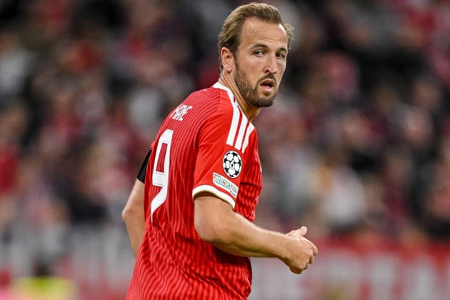 Harry Kane (FC Bayern Muenchen) Looks on during the UEFA Champions League 2026 2027 match between Bayern Muenchen and Bodo Glimt at Fussball Arena Muenchen on September 10, 2026 in Munich, Germany. (Photo by Harry Langer DeFodi Images) -