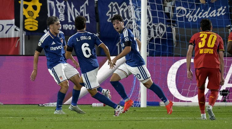 Foto IPP Paolo Bona Como 10 09 2026 UEFA Champions League di Calcio stagione 2026 2027 partita Como-Lipsia Nella foto Martin Baturina esulta dopo il gol del 1-0 Italy Photo Press Worldwide Copyright italy Italy ITALY  Copyright: xR4924_italyphotopressx
