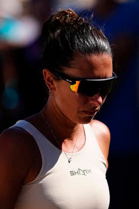 2026 Beach Tennis World Championships - Day2 MATOSINHOS, PORTUGAL - SEPTEMBER 10: Sofia Cimatti of Italy looks on during the 2026 Beach Tennis World Championships in Matosinhos, Portugal, on 10 September 2026. Matosinhos Praia de Matosinhos Porto Portugal Copyright: x x2026xGokhanxTanerx xPSxImagesxGokhanxTanerx