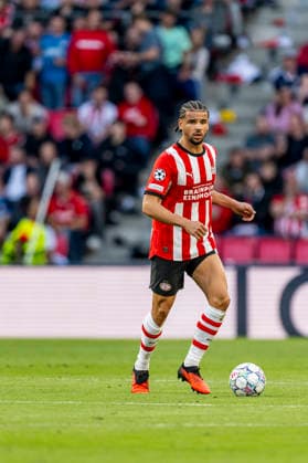 EINDHOVEN - PSV Eindhoven defender Armando Obispo during the UEFA Champions League match between PSV and Shakhtar Donetsk at Philips Stadion on 10 September 2026 in Eindhoven, Nederland. (Photo by DeFodi Images) -