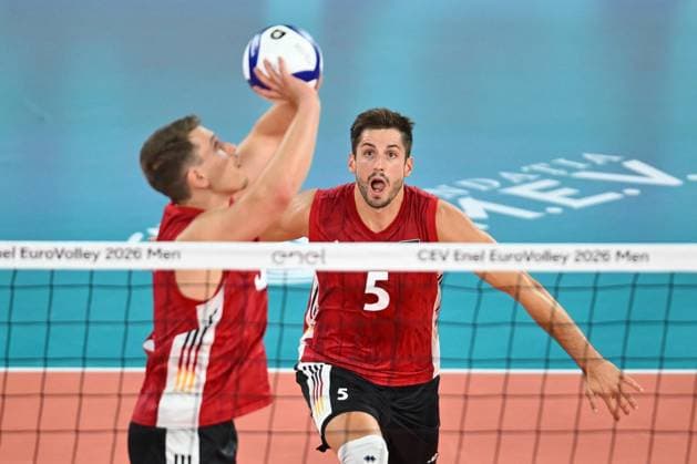 CEV EuroVolley 2026, Turkiye vs Germany , 10 September 2026 Moritz Reichert of Germany plays during the CEV EuroVolley 2026 game between Turkiye and Germany, in Cluj Napoca, Romania, 10 September 2026. Alex Nicodim Imago Images Copyright: xAlexxNicodimx