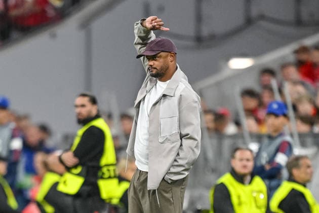 Trainer Vincent Kompany (FC Bayern Muenchen) gestures during the UEFA Champions League 2026 2027 match between Bayern Muenchen and Bodo Glimt at Fussball Arena Muenchen on September 10, 2026 in Munich, Germany. (Photo by Harry Langer DeFodi Images) -