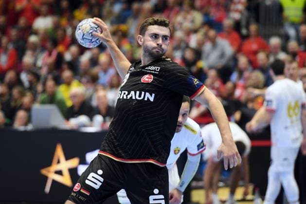 Florian Drosten (MT Melsungen 18) beim Wurf , GER, MT Melsungen - HC Vardar Skopje 1961 (MKD), Handball, Champions League Maenner, Group Matchesl, Saison 2026 2027, 10.09.2026, GER, MT Melsungen - HC Vardar Skopje, Handball, CL Maenner, Group Match, Saison 2026 2027, 10.09.2026 Kassel Copyright: xEibner-Pressefotox xRolandxSippelx EP_RSL