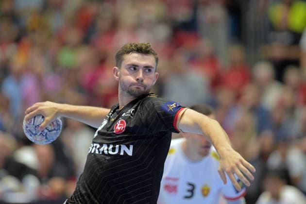 Florian Drosten (MT Melsungen 18) beim Wurf , GER, MT Melsungen - HC Vardar Skopje 1961 (MKD), Handball, Champions League Maenner, Group Matchesl, Saison 2026 2027, 10.09.2026, GER, MT Melsungen - HC Vardar Skopje, Handball, CL Maenner, Group Match, Saison 2026 2027, 10.09.2026 Kassel Copyright: xEibner-Pressefotox xRolandxSippelx EP_RSL