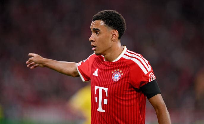 FUSSBALL CHAMPIONS LEAGUE SAISON 2026 2027 Vorrunde 1. Spieltag 10.09.2026 FC Bayern Muenchen - FK Bodoe Glimt Jamal Musiala (FC Bayern Muenchen)
